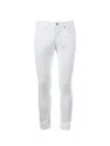 Dondup Carrot Leg Jeans In Durable Cotton Drill