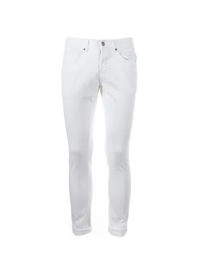 Dondup Jeans In White Denim