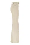 Dondup Amber - Wide-leg Jeans In Beige