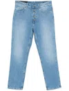 Dondup Light Blue Cotton Koons Jeans In Blue