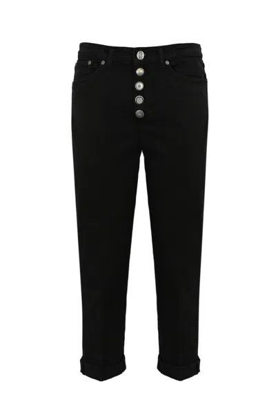 Dondup Jeans Koons In Bull Stretch Nero In Black