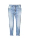 Dondup Jeans Koons Sciolti In Denim In Blue