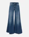 Dondup Pantalone In Denim Marlen In Blue