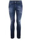 Dondup Belt-loop Jeans In Navy