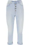 Dondup Blue Denim Jeans In Navy