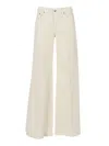 Dondup High-waisted Wide-leg Marlen Pants In Animal Print