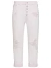 DONDUP DONDUP KOONS COTTON JEANS WITH RIPS