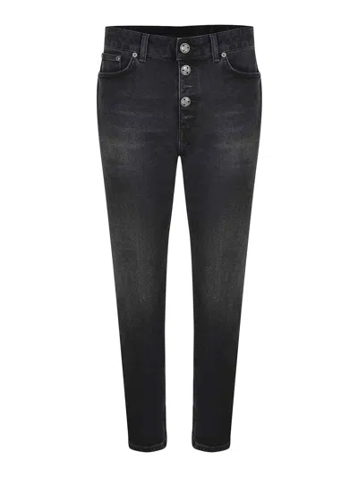 Dondup Jeans Stretch Denim In Black
