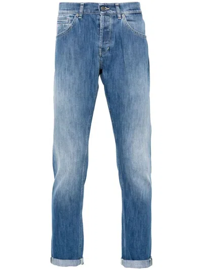 Dondup George Mid-rise Skinny Jeans In Blue