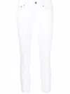Dondup White Cotton Pants In White