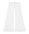 Dondup Wide Leg Jeans With Classic Five-pocket In White