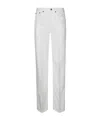 Dondup Jacklyn Trousers With Pockets And Loops In White
