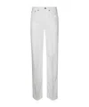 Dondup Jacklyn Trousers With Pockets And Loops In White
