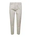 Dondup Bringhton Trousers Belt Loops In White
