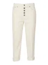 Dondup Button-fastening Jeans In White