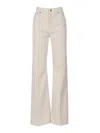 Dondup Embossed Logo Wrangler Jeans In White
