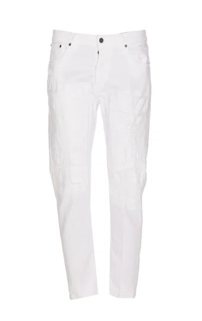 Dondup Denim Jeans In White