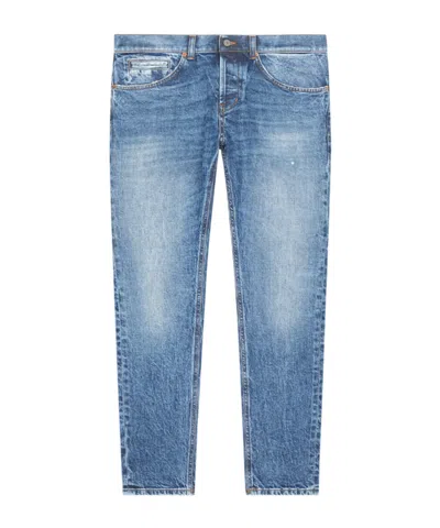 Dondup Jeans With Belt Loops In Blue