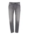 Dondup Jeans With Belt Loops In Gray