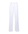 Dondup Jeans With Belt Loops In White