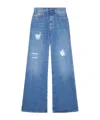 Dondup Jeans With Belt Loops In Blue
