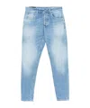 Dondup Jeans With Belt Loops In Blue