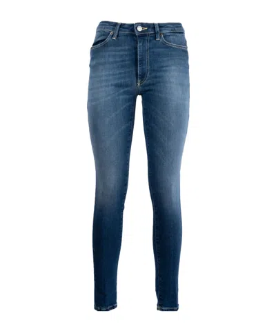 Dondup Jeans With Belt Loops In Blue