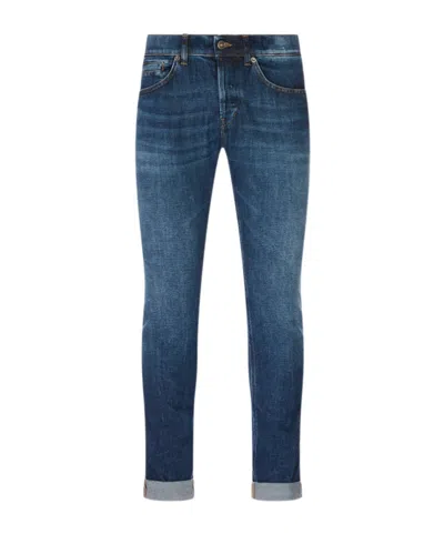 Dondup Jeans With Belt Loops In Blue