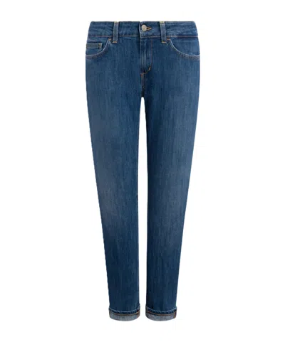 Dondup Jeans With Belt Loops In Blue