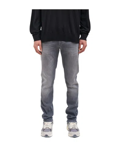 Dondup Jeans With Belt Loops In Gray