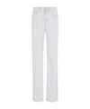 Dondup Jeans With Belt Loops In White