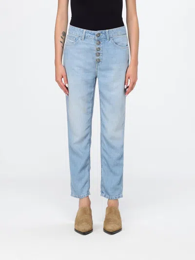 Dondup Jeans Woman In Animal Print