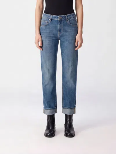 Dondup Jeans Woman Color Blue In Multi