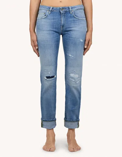 Dondup Jeans Woman  Coco Specialty Dp801 Dsk297 Ir8w 800 In Blue