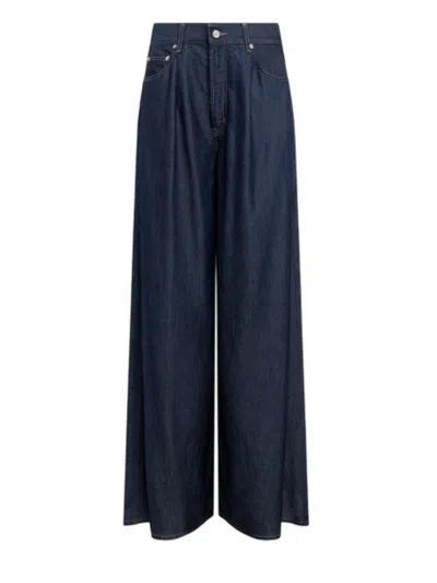 Dondup Jeans Woman  - Jeans 5 Wide Leg Pockets - Blue