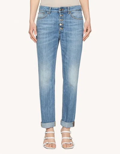 Dondup Jeans Woman  Koons30 Dp26bl Df0263 In8 800 In Blue