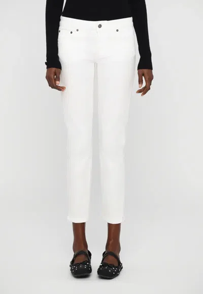 Dondup Jeans Woman  Monro P692 Bs0030 Pts 000 In White
