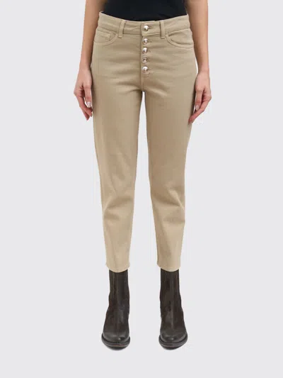 Dondup Pantalone Loose Koons Gioiello In Neutral
