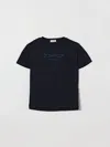 Dondup Kids Basic Cotton T-shirt In Black