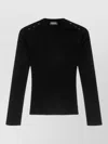 Dondup Knit Pullover Crew Neck Shoulder Buttons In Black