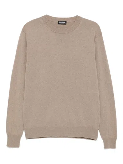 Dondup Knitted Jumper In Neutral