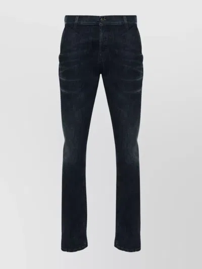Dondup Konor Jeans With Pockets And Loops In Black