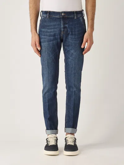 Dondup Konor Skinny-fit Tsca America Stone Washed Jeans In Blue