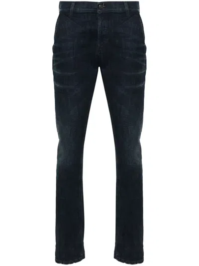 Dondup George Skinny-cut Denim Jeans In Black