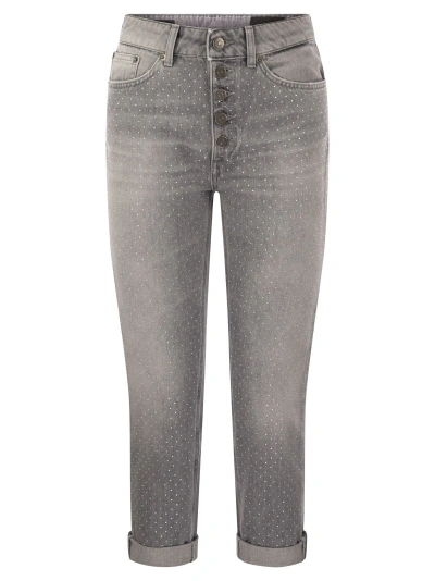 Dondup Koons - Loose Cotton Jeans In Grey