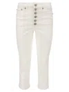 Dondup Koons - Loose-fit Fleece Trousers In White