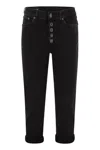 Dondup Koons Loose-fitting Velvet Trousers