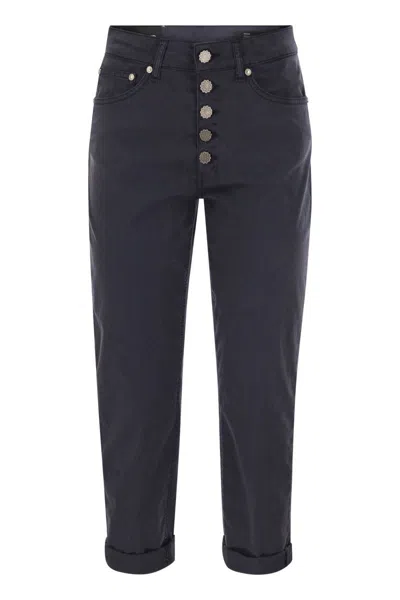 DONDUP DONDUP KOONS - LOOSE-FITTING JEANS IN LYOCELL AND STRETCH COTTON