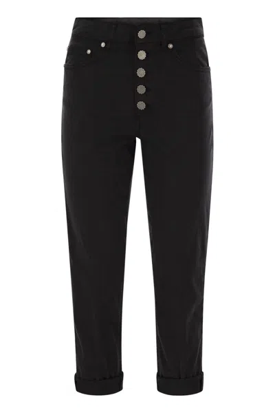 DONDUP DONDUP KOONS - LOOSE-FITTING JEANS IN LYOCELL AND STRETCH COTTON