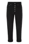 Dondup Koons - Loose-fitting Jeans In Lyocell And Stretch Cotton In Blue